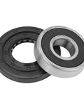 Front Load Washer Tub Bearing And Seal Kit For LG And Kenmore Fits 4036ER2004A bearings and seals set against white background