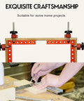 90 Degree Clamp Set For Cabinets And Woodworking, 5.5 X 5.5 Inch Aluminum Right Angle Corner Clamps in use on wood project.