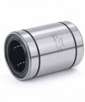 Premium LM35UU Linear Ball Bearings 35 X 52 X 70mm Double Sealed Shaft Guide Slide Bushing displaying chrome steel construction.
