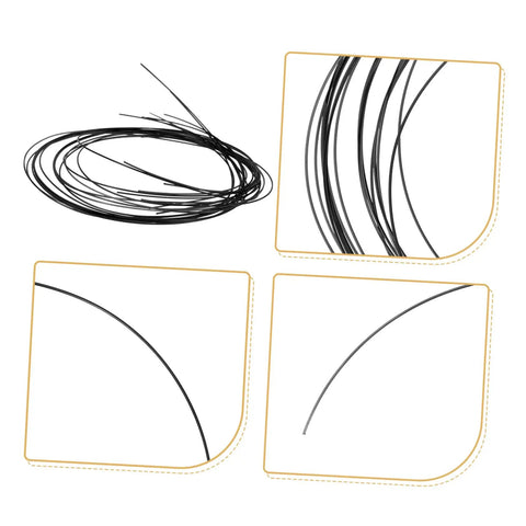 Glasses Repair Thread For Half Rim Eyewear, Scratch Resistant Fixing String For Quick Repairs, shown in coils and close-ups.