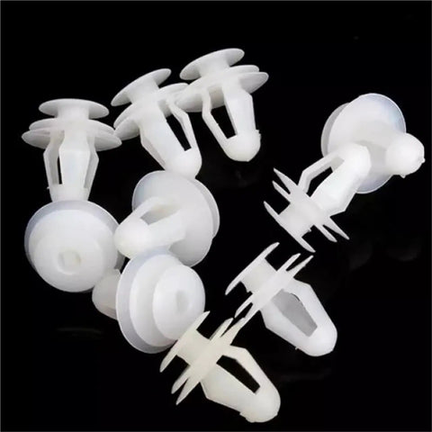Get Fresh With This Epic 200Pc Auto Door Panel Fastener Clips Kit For Car Interior Trim Rivets And Plastic Retainers That Hold Strong Without Cracking Or Breaking During Any Wild DIY Ride Fix Project! white plastic auto trim clips