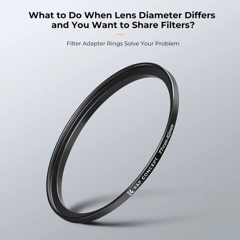 77mm metal ring from 9 Piece Step Up Ring Set And 9 Piece Step Down Ring Set Camera Lens Filter Adapter Kit With Metal Rings