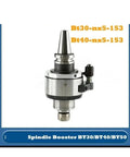 Premium Bt40 Cnc Spindle Speed Increaser With Nx5 Mounting Flange shown from side with label for BT30 and BT40 compatibility.