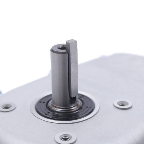 Detailed view of Gear Reduction Box For Honda GX270 With Internal Clutch, 13HP Reducer highlighting the output shaft component.