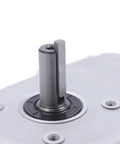 LNUJIUN gear reducer input shaft with built-in clutch; vertical metal shaft with a rectangular lug on a silver housing.