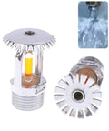 Straight Up Built Tough Hidden Pendent Fire Sprinkler Head With 57 Degrees Snappy Activation showing polished copper alloy design.