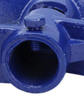 Close-up view of Solid Manual Pipe Bender For 3/4 Inch Conduit Galvanized Steel Hand Tube Tool, showing the bending opening.