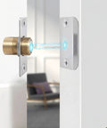 Adjustable Ball Magnetic Door Catch with stainless steel and brass top mount latch for closet doors, easy install, tight hold