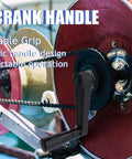 Foldable Crank Handle Nylon Swivel Rocker For Industrial Machine Tools And Equipment 8mm Hole Diameter 3.35 Inch Length