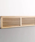 Red Oak 32 Inch Hardwood Cold Air Return Wall Vent Register Unfinished Solid Oak Wood HVAC Vent for Home Improvement