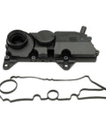 Volvo PCV Valve Oil Trap with Gasket for 2.0L 4 Cylinder Engines 2014-2022, shown with separate gasket included