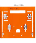 Pro Grade Aluminum Circular Saw Base Plate And Router Table Insert with quick release levers and accurate scale markings.