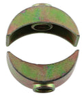 Heavy Duty Zinc Alloy Half Moon Wedge Nuts And Crescent Spacers For Furniture Joinery Rust Proof M6 Hardware close-up view.