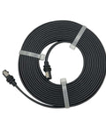 Flat Cat 6A Ethernet Cable For Starlink Gen 3 And Mini 10Gbps High Speed RJ45 LAN Cable IP68 Waterproof 16.4ft coiled view