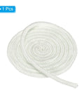 PATIKIL fiberglass round stove gasket rope, 1/4 in x 86 in, white, coil (front view)