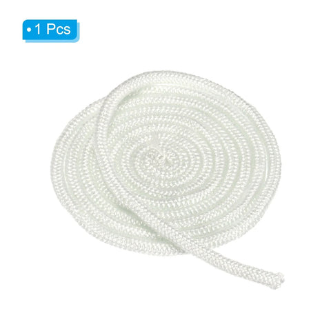PATIKIL fiberglass round stove gasket rope, 1/4 in x 86 in, white, coil (front view)