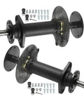Rear Axle Complete Kit 810mm 32 Inch Two Pack Half Axles With Disc Brake Hubs for DIY Electric Vehicles