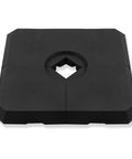 Beefy Heavy Duty Base Weights Stand For Offset Cantilever Patio Umbrella 317 Lb Capacity 4 Piece Set Black Weatherproof Recycled Plastic