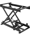 Built Like A Tank Electric Scissor Lift Table With Hella Sturdy Three Hundred Fifty Pound Capacity smooth hydraulic platform framed structure