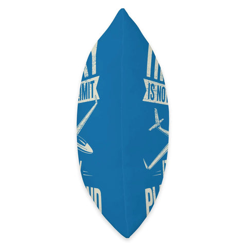 Side view of Glider Pilot Throw Pillow For Sailplane Lovers With Soaring Thermals And Ridge Soaring Vibe Ideal For Towplane Launches Final Glide Focus And Aero Tow Crew Gift For Students CFI G Mentors And Club Flyers