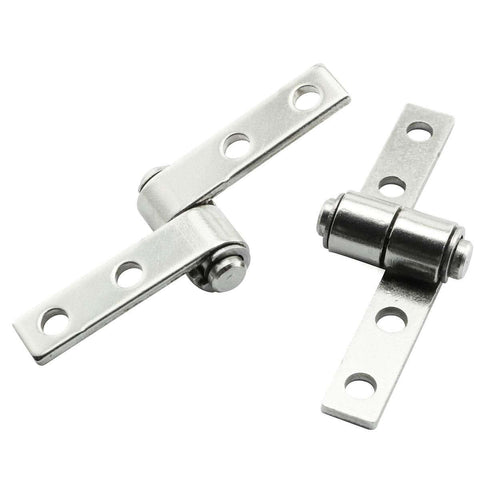 Torque Friction Type Positioning Hinge 360 Degree with Mounting Screws for Laptops LCD Displays Built Tough Metal Construction