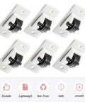 24 Pcs Self Adhesive Caster Wheels Set For Boxes And Storage Racks Ideal For DIY Projects And Heavy Load Bins displayed individually
