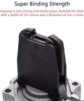 19mm Pneumatic Steel Strapping Machine Split Banding Tool Tensioner Cutter Sealer For 1.25 Inch Width Metal Belts close-up view of adjustable tool component.