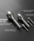 4-Piece HSS Deburring Tool Set for Metal Finishing And Chamfering Versatile Chamfer Cutter Kit for Hole Edges and Sheet Metal