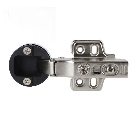 Soft Close Glass Door Hinges With Hydraulic Damping For Cabinets And Bookcases Stainless Steel 2 Pack Straight Arm Full Overlay 18mm