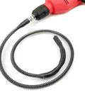 Heavy Duty 16mm Drill Drive Drain Snake Auger Cable For Toilet And Sink Clearance flexible magnesium steel cable attached to drill.