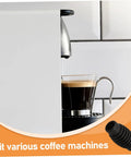 Heat Resistant Steam Wand Guard Rubber Sleeve for Espresso Machines Insulation Prevents Burns in use on coffee machine