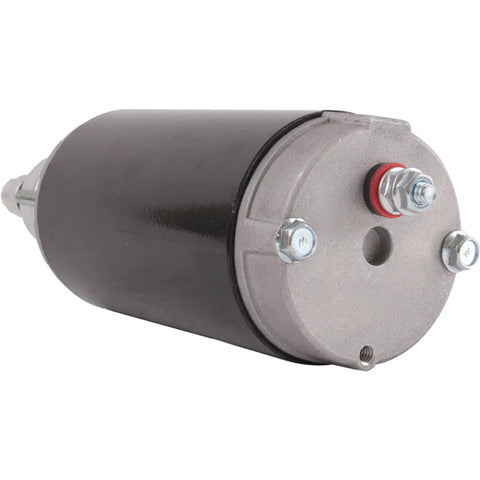 Replacement 12V CCW Starter for Mercury Force Marine Jet Boats 75 To 120 HP Engines 1995 To 2000 rear view with mounting bolts