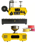 Top Shelf Heavy Duty Desktop 3D Printer Filament Extruder Machine And Recycler Featuring Automatic Coil Winder for smooth operation.