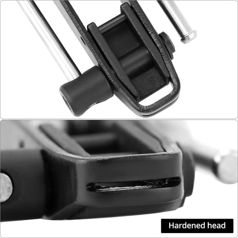 Auto Joint Banding Boot Axle Clamp Pliers Kit With 20 Stainless Steel CV Boot Clamps For Cars And ATVs Beefy Heavy Duty Clamp Tool Set Includes 10 Small And 10 Large Clamps, hardened head close-up