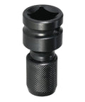 Quick Release 1/2 Inch Square Drive to 1/4 Inch Hex Female Socket Adapter Chuck Converter for Impact Wrenches and Ratchets