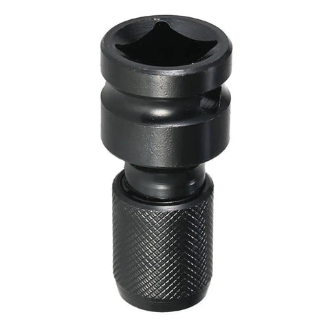 Quick Release 1/2 Inch Square Drive to 1/4 Inch Hex Female Socket Adapter Chuck Converter for Impact Wrenches and Ratchets