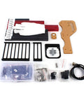 Components of Open Air PC Case Frame For ATX M-ATX ITX Motherboards Dope Open Bench Chassis With Water Cooling Mounts 7 PCI Slots Red
