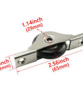 2 Pcs Nylon Wheel Sliding Door Roller 29mm Diameter With Stainless Steel Shell And Screws Black Window Weight Pulley