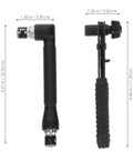 Mini Ratchet Wrench Set With L-handle Socket Tools For Auto Repairs And Home Fixes Durable Steel Construction showing ratchet handle and socket size.