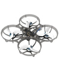 Meteor75 Pro Brushless Whoop Quadcopter Compatible With O4 Air Unit Matrix 1S 3 In 1 HD FC top view showcasing 45mm props
