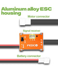 SCX30 Brushless Motor And Transmission Upgrade Kit With 25A ESC 3500KV Outrunner For Axial SCX30 RC Crawler, ESC connectors