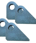 Beefy 4 Pack Heavy Duty Suspension Mount Tabs with Three Eighths Inch Cold Rolled Steel and Three Quarters Inch Holes, Laser Cut