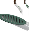 Angled Drainage Grate Yard Drain No Fuss Outdoor Drainage Tool With Built-In Grille Cover 4 Inch Drain Emitter Grate in use