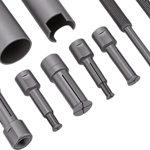 Heavy Duty Motorcycle Bearing Puller Internal Removal Tool Kit For Smooth Disassembly And Safe Protection Of Engine Shafts And During Service Jobs With Universal Fit Most Standard Wheelers Ideal For Pro Mechanic Or DIY Weekend Warrior Rides, steel puller heads