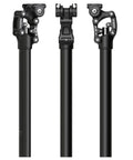 SP12 NCX Suspension Seatpost Parallelogram Design, 350mm Length, 31.6mm Diameter, Forged Aluminum, Shock Absorbing Comfort