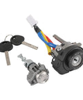 Ignition Lock Cylinder Switch And Left Door Lock Assembly For 2011-2015 Kia Optima And 2013-2017 Kia Rio Plug-And-Play Direct-Fit Replacement 81900-1WK00 81970-2TA00 Includes 1 Ignition Switch 1 Left Lock Cylinder 2 Keys