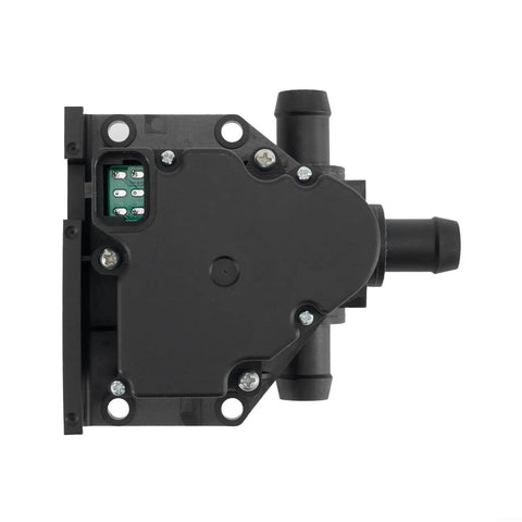Road Ready Coolant Three Way Valve For Tesla Model S 2012 To 2016 Heavy Duty Abs Shell underside view with connectors.