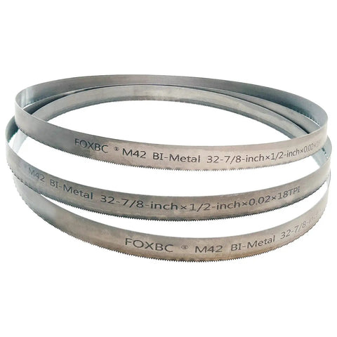 32 And 7 Eighths Inch Bandsaw Blade 18 TPI 0.020 Inch Thick for Portable Bandsaws Fits Dewalt DCS371B and Similar Models 3 Pack