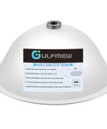 Gulfmew hole saw dust bowl, white plastic drill dust collector for drilling; fits all hole saws.