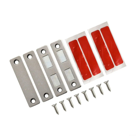 Ultra Thin Magnetic Cabinet Catch for Doors Drawers and Closets with Dual Magnets and screws